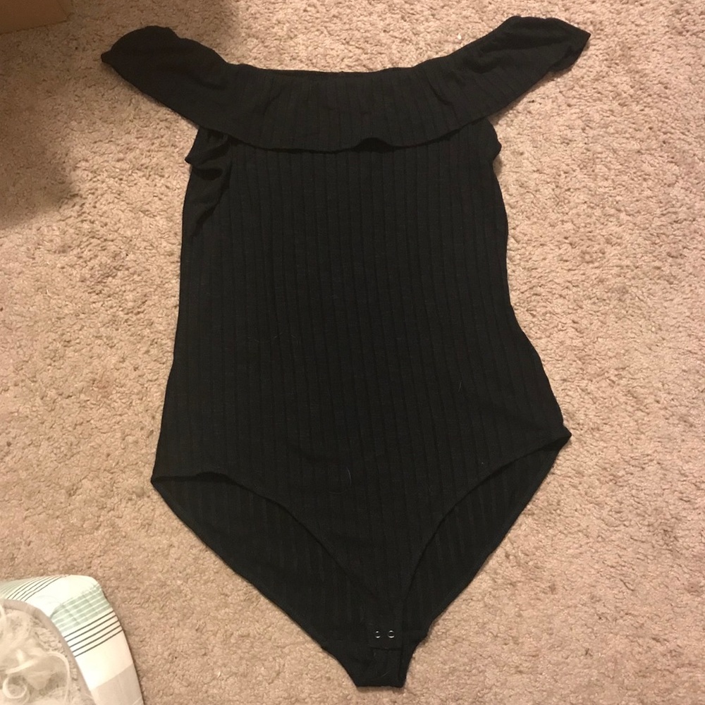 Candie’s by Kohl’s Off-Shoulder Ruffle Bodysuit